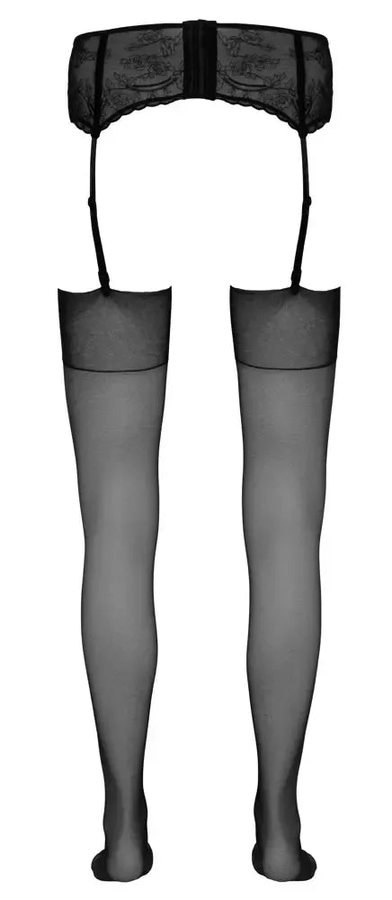 Cottelli Collection 20 denier žvilgančios juodos klasikinės kojinės