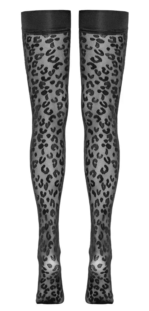 „Cottelli Legware Leo“ kojinės virš kelių 30 den, leopardo raštas