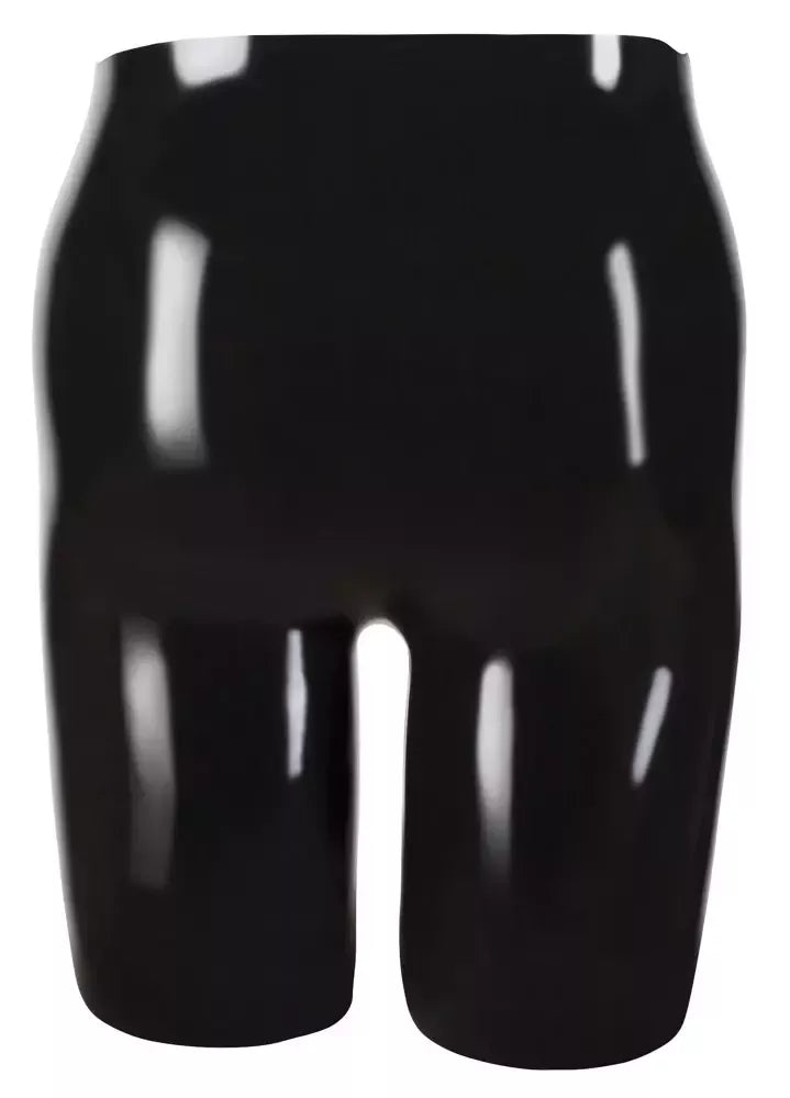 LateX Herren dviratininko šortai L su anatomine mova, juodi, 0,4 mm