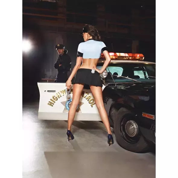 Baci Lingerie Highway Patrol kostiumų rinkinys, vienas dydis – policijos uniformos stilius