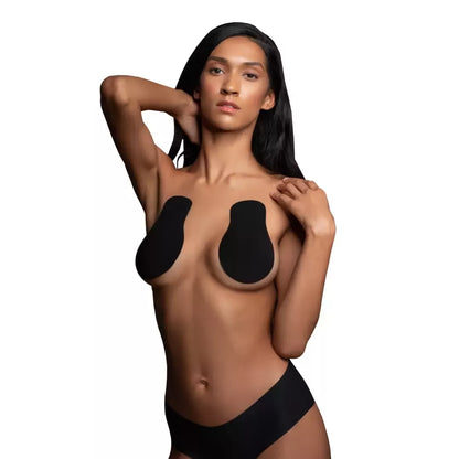 Bye Bra audinio krūtinės pakėlimo juostos XL Black – vientisa nematoma pakėlimo sistema