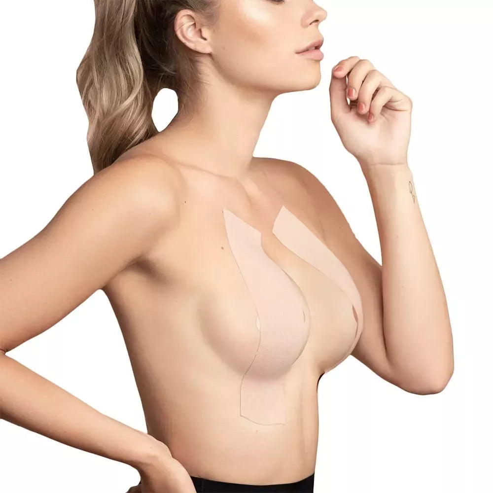 Bye Bra Body Tape Nude 6,5 cm x 5 m – plati nematoma atraminė juosta