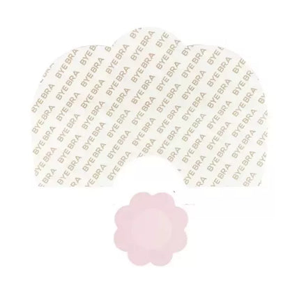 Bye Bra Breast Lift Tape & Silk Covers D-F Nude 3 porų rinkinys