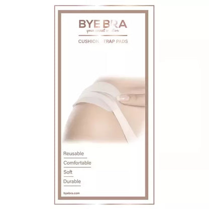 Bye Bra Cushion Strap Pads skaidrūs silikoniniai patogumo ir atramos paminkštinimai petnešėlėms - 1 pora