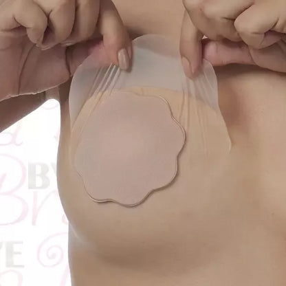 Bye Bra F-H Breast Lift System & Fabric Covers kūno spalvos – 3 poros