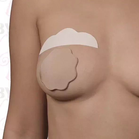 Bye Bra F-H Breast Lift System & Fabric Covers kūno spalvos – 3 poros