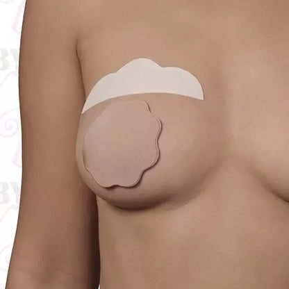 Bye Bra F-H Breast Lift System & Fabric Covers kūno spalvos – 3 poros