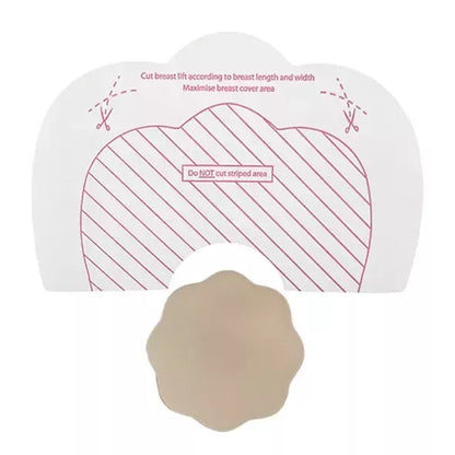 Bye Bra F-H Breast Lift System & Fabric Covers kūno spalvos – 3 poros