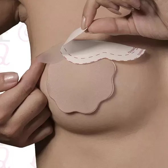 Bye Bra F-H Breast Lift System & Fabric Covers kūno spalvos – 3 poros