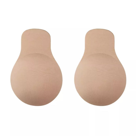 Bye Bra Fabric Pull-Ups Nude M – nematomi silikoniniai pakėlimo kaušeliai