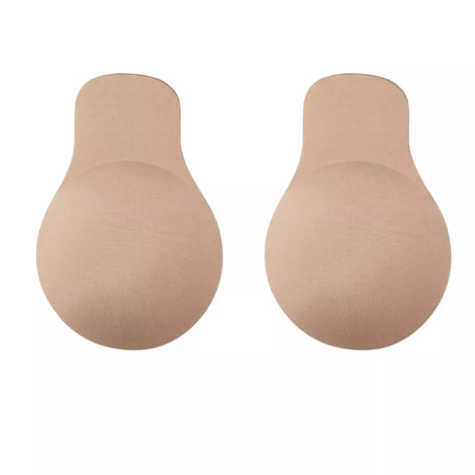 Bye Bra Fabric Pull-Ups Nude XL – Nematomi daugkartinio naudojimo krūtinės pakėlimo pagalvėlės