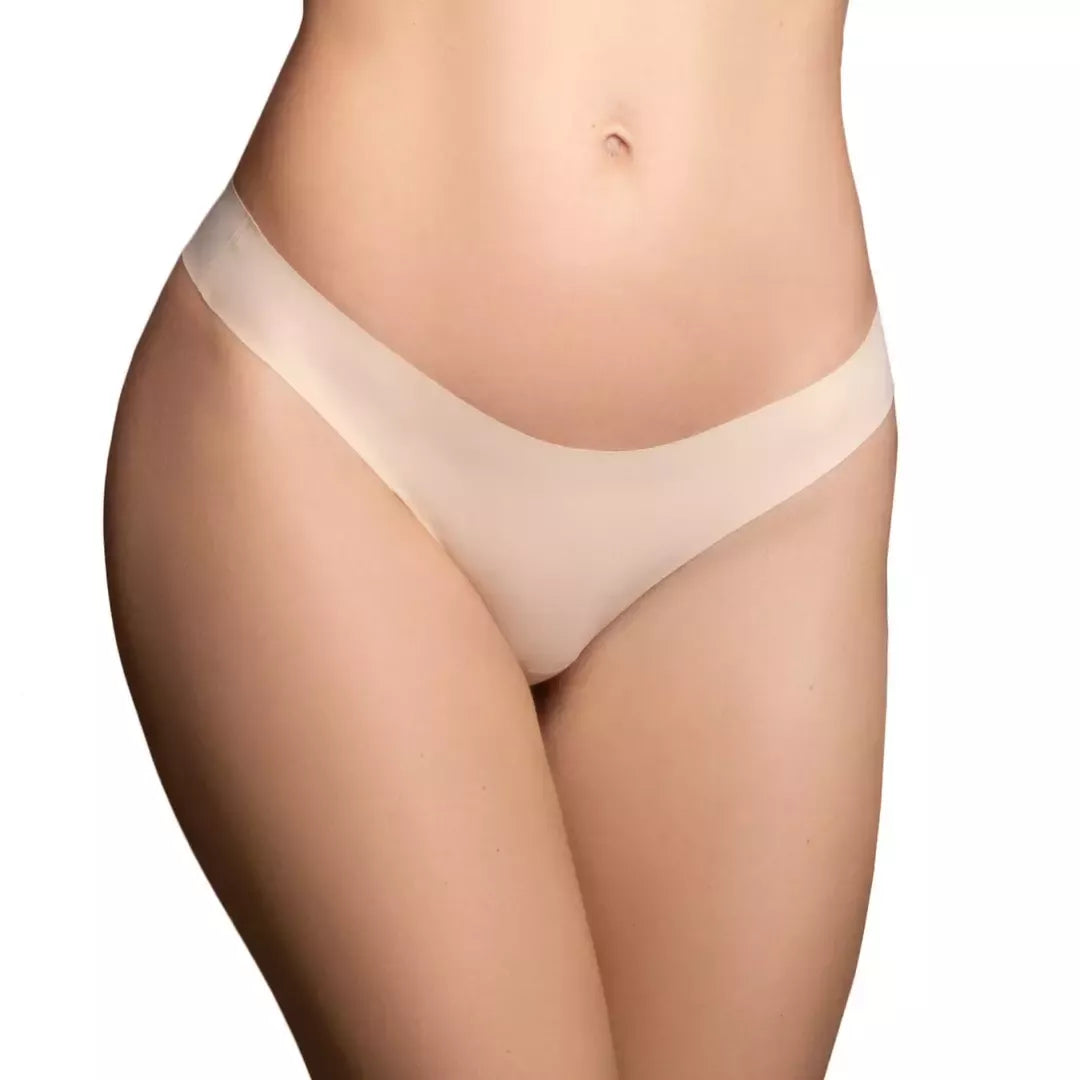 Bye Bra Invisible Brazilian Briefs Nude & Black XL 2-Pack besiūlės