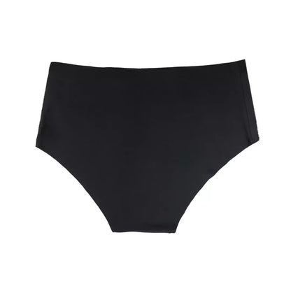 Bye Bra Invisible High Brief XL dviguba pakuotė kūno ir juodos spalvos, patogus prigludimas