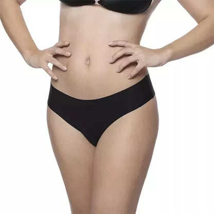 Bye Bra Invisible Hipster rinkinys Nude & Black S – 2 besiūlių kelnaičių komplektas