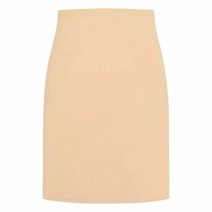 Bye Bra Light Control Skirt Invisible Beige S – modeliuojantis apatinis sijonas aukštu liemeniu