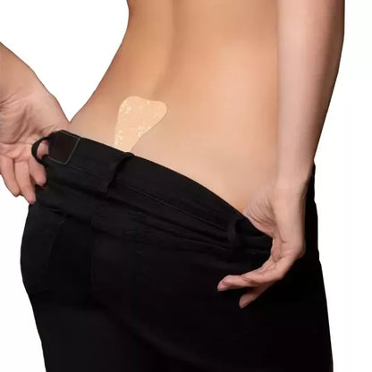 Bye Bra lipnios nėriniuotos kelnaitės-stygos (tanga) Nude | Nematomos, daugkartinio naudojimo, vienas dydis