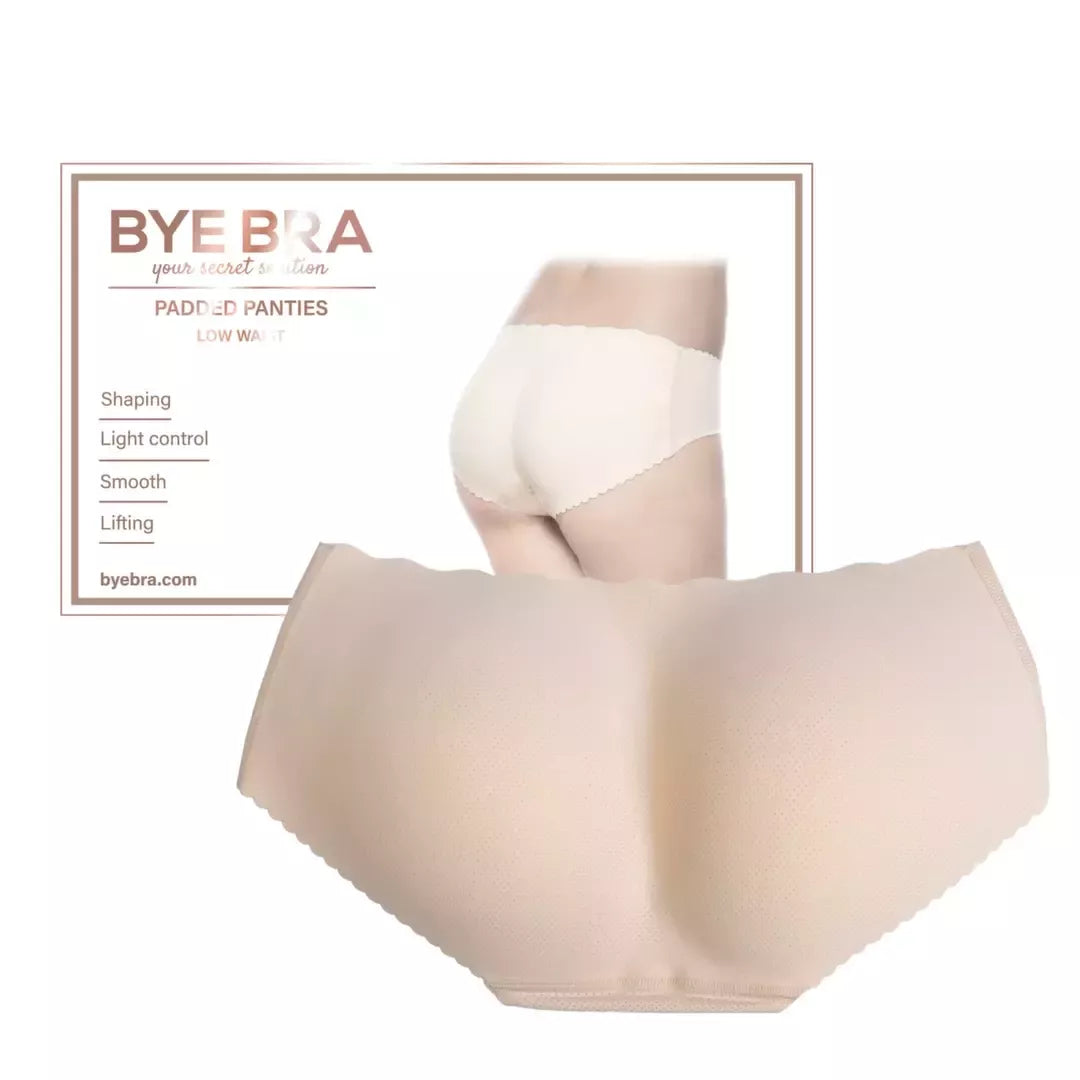 Bye Bra Padded Panties Low Waist Nude M – formuojančios kelnaitės