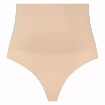 Bye Bra Seamless High Waist Thong Shapewear smėlio spalvos, S dydis