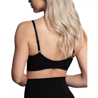Bye Bra Seamless Medium Control Bra juoda M - Formuojantys komforto drabužiai