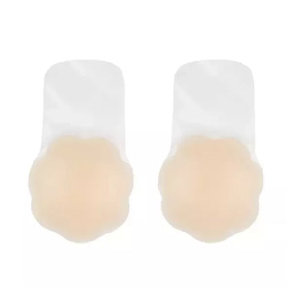 Bye Bra Silicone Pull-Ups Nude Transparent 10cm daugkartinio naudojimo pakeliančios pagalvėlės