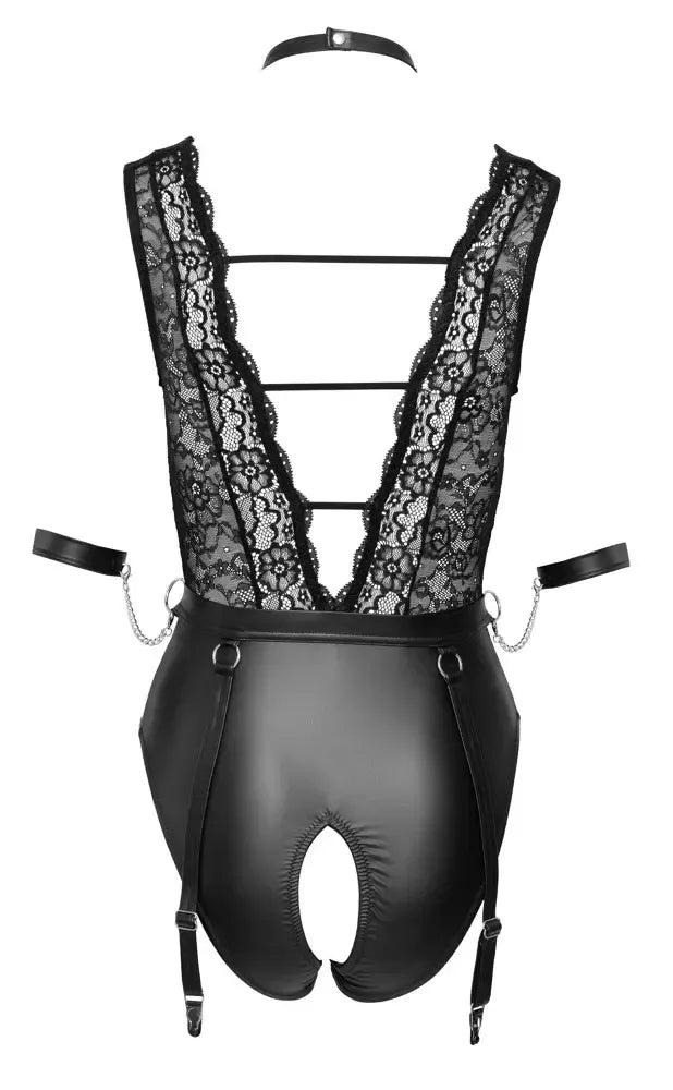 Cottelli Bondage Body L – nėriniai ir matiškumas, reguliuojama suvaržymo sistema