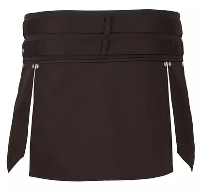 Cottelli Collection Gladiator Skirt M Black - reguliuojamo diržo dizainas