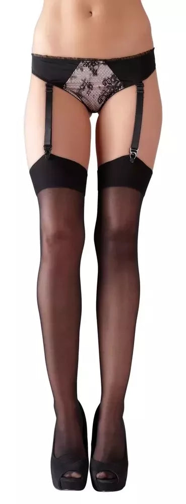 Cottelli Collection klasikinės juodos kojinės, 20 denų, 2 porų pakuotė