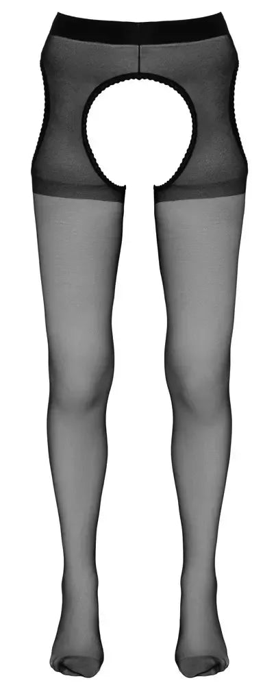 Cottelli Collection pėdkelnės su kelnaičių juosta, juodos L/XL, nėrinių apdaila