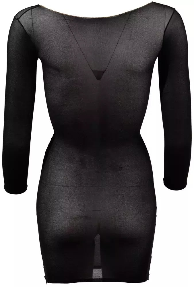 Cottelli Collection permatoma nailoninė mini suknelė su aukso detalėmis S-L