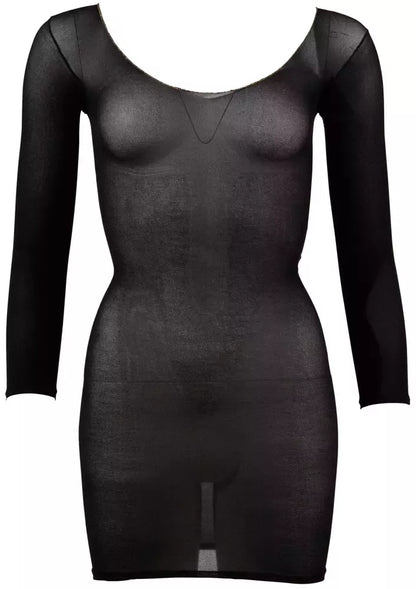 Cottelli Collection permatoma nailoninė mini suknelė su aukso detalėmis S-L