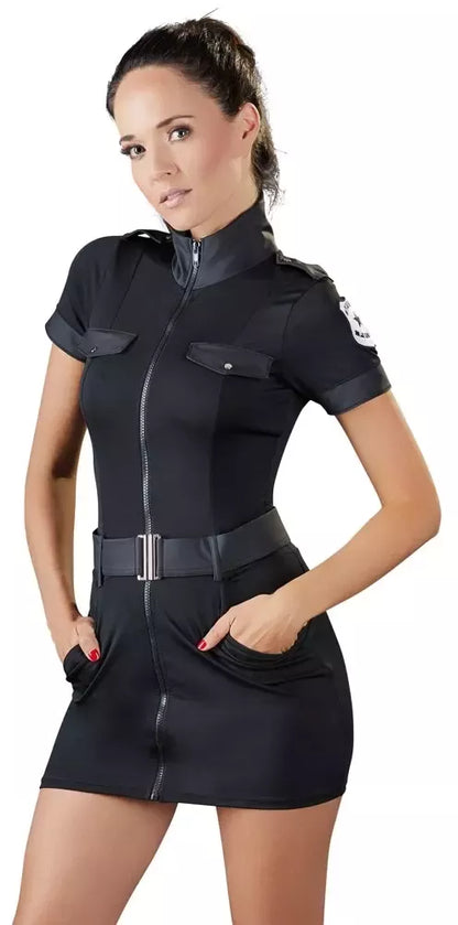 Cottelli Collection policijos pareigūnės suknelė L, tamprus audinys, matinės detalės