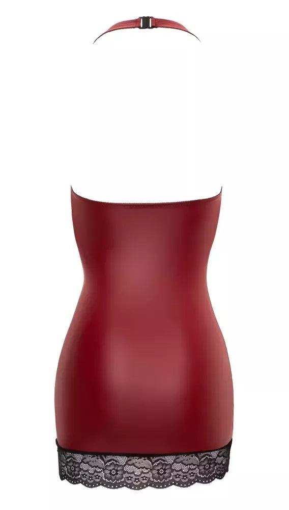 „Cottelli Collection“ suknelė su „halter“ tipo iškirpte, M dydis, juoda, su nėriniais