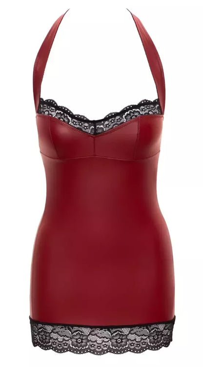 „Cottelli Collection“ suknelė su „halter“ tipo iškirpte, M dydis, juoda, su nėriniais