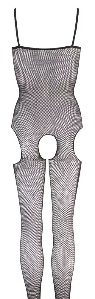 Cottelli Collection tinklinis bodis S/M, juodas, poliamido tinklelis