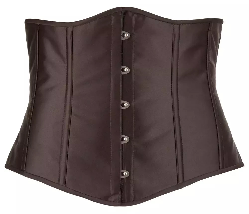 Cottelli Collection Underbust Corset XL, juodas, medvilninis pamušalas