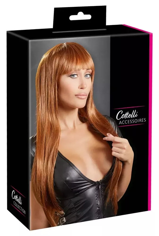 Cottelli Collection vario spalvos ilgas tiesus perukas su reguliavimu 75 cm