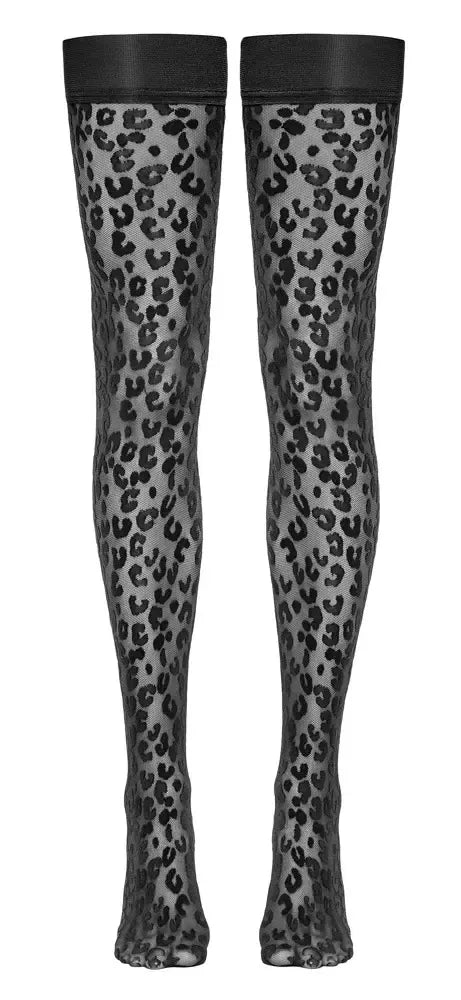 „Cottelli Legware Leo“ kojinės virš kelių 30 den, leopardo raštas