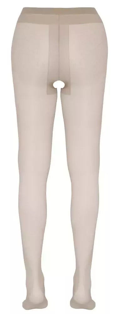 Cottelli Legwear Elegant Satin Sheer Open Tights pėdkelnės, odos spalvos, S dydžio, 20 denų