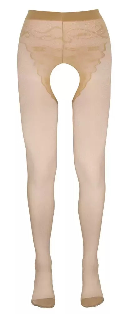 Cottelli LEGWEAR pėdkelnės, kūno spalvos, 20 denų, su kubietišku kulnu