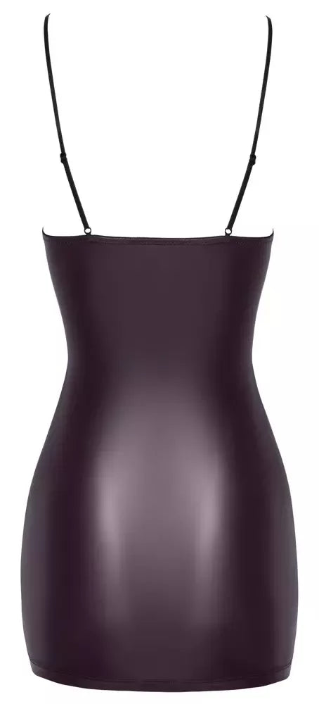 Cottelli Party Mini Dress XL violetinė matinė su reguliuojamais raišteliais