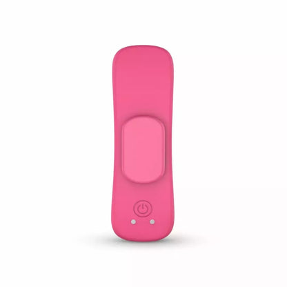 EasyConnect Zara nuotoliniu būdu valdomas kompaktiškas vibro-prietaisas – su magnetiniu spaustuku, juodas