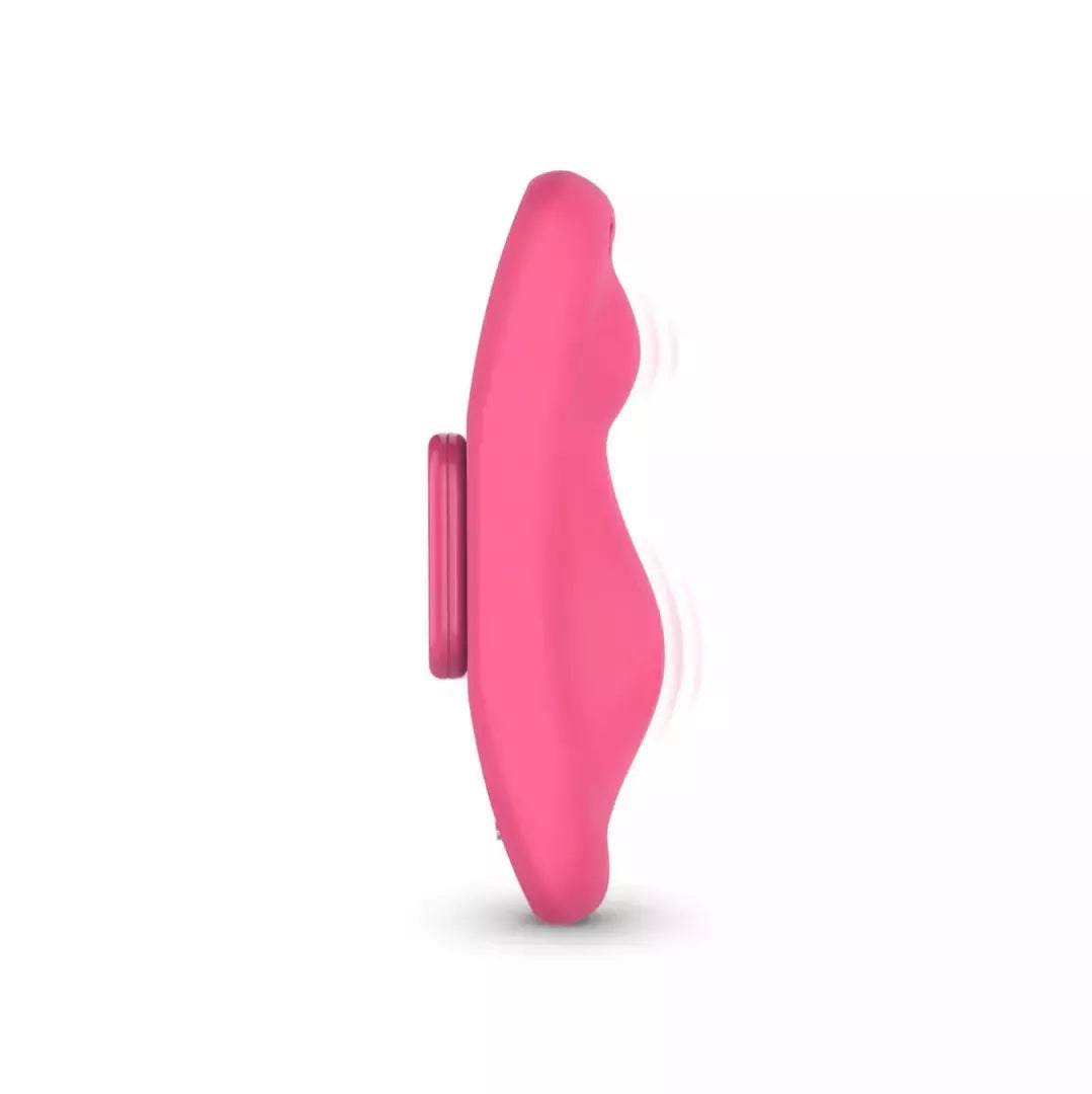 EasyConnect Zara nuotoliniu būdu valdomas kompaktiškas vibro-prietaisas – su magnetiniu spaustuku, juodas