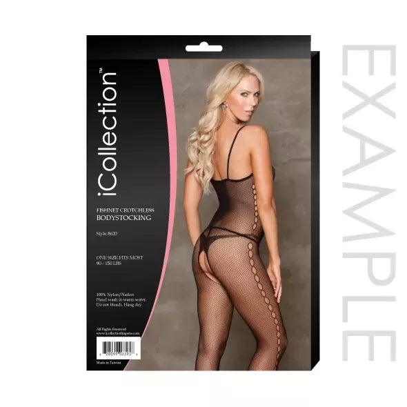 iCollection languota mini suknelė XL – elegantiškas tinklinis apatinis trikotažas