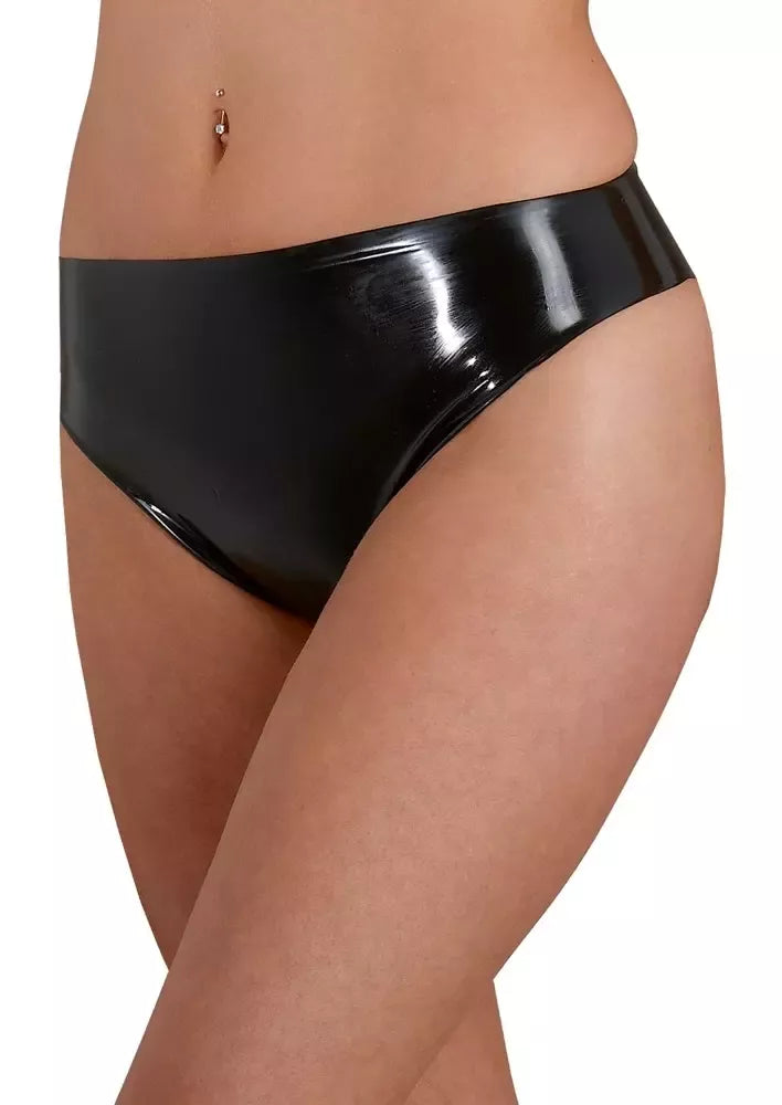 LateX juodos kelnaitės S, plokščiai mirkytos, natūralaus latekso apdaila