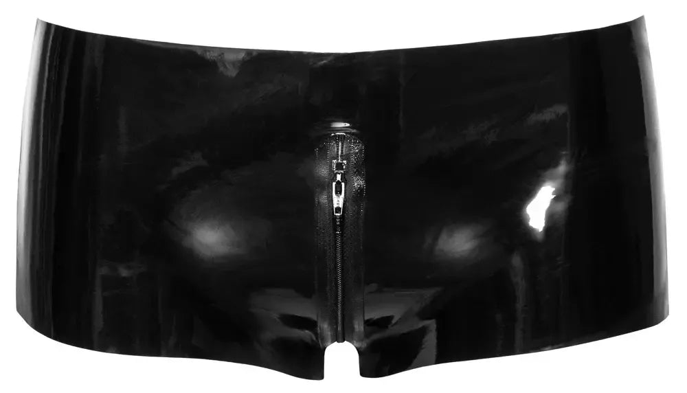 LateX lateksinės kelnės su užtrauktuku per visą ilgį, Dydis L