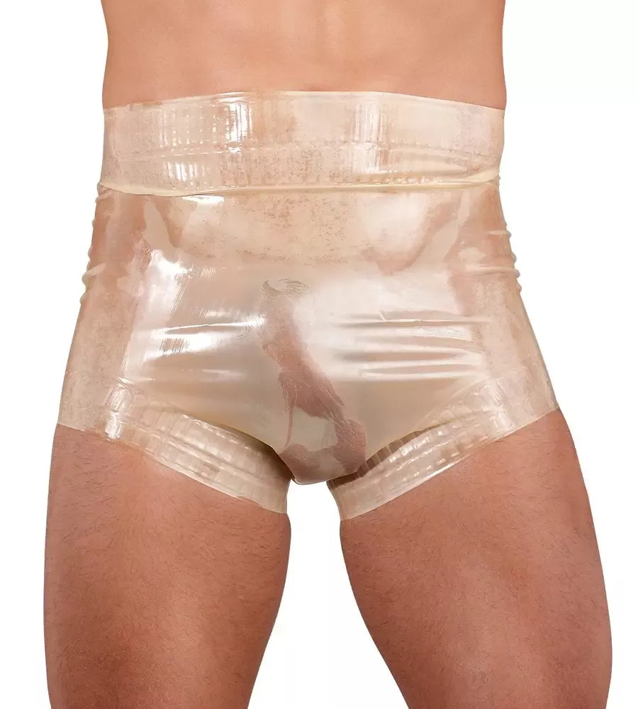 LateX Unisex lateksinės sauskelnės-kelnaitės XL, skaidrios, odos spalvos