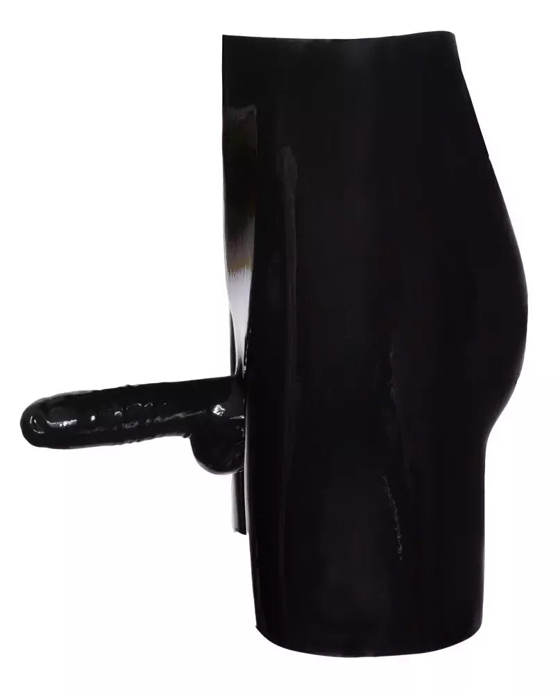 LateX vyriškos lateksinės kelnaitės Black S – anatominis dizainas, 0,4 mm storis