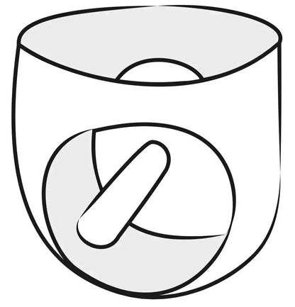 LateX vyriškos lateksinės kelnaitės XL su integruotu atraminiu kaiščiu, juodos