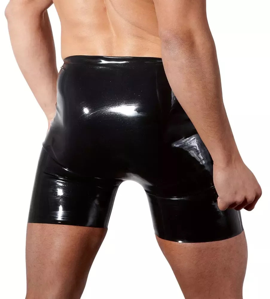 LateX vyriškos latekso kelnės juodos M - anatominis kirpimas ir funkcinė anga