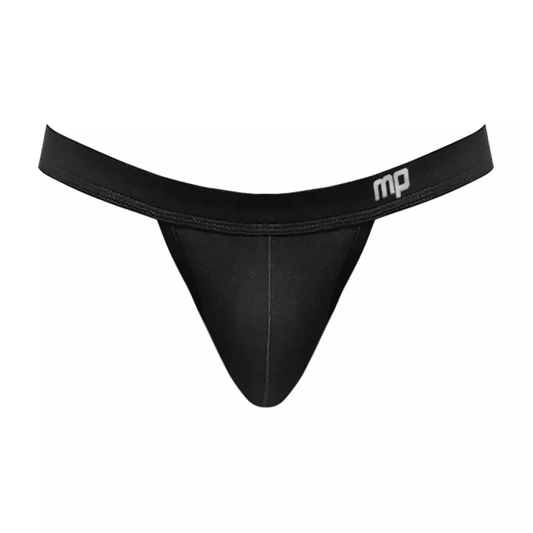 Male Power Pure Comfort Modal Bong Thong L/XL Black patogus prigludimas